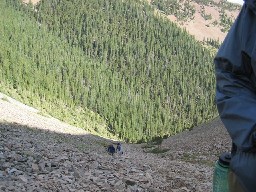 Climbing Baldy from Copper Park